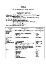 Giáo án Âm nhạc Lớp 4 - Tuần 24